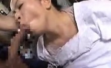 Mature Asian Sucks On A Cock For Cum