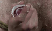 Asthon Likes Dripping Wax On Boy Slave Chest And Hard Cock