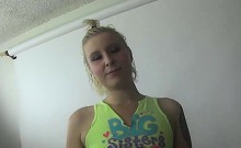 Cute Blonde Fucked In The Ass At Rehearsal Casting