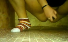 Teen Squirter Masturbates In The Shower