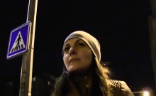 Public agent fucking brunette babe