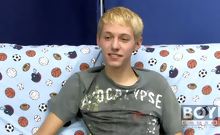 Check out our new blonde twinkie, Kenny and his fresh