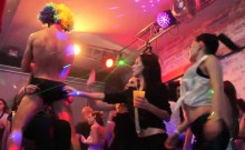 European Party Babes Sucking Strippers Cocks