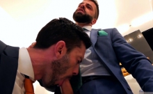 Latin gay fetish with facial