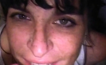 Eating Cum Of Hubbies Delicious Big Cock