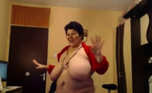 bbw granny dance