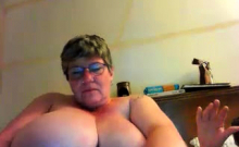 Solo BBW Granny masturbate