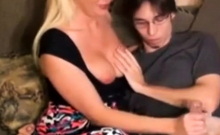 Mom Handjob