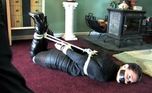 Latex Granny Blows bdsm bondage slave femdom domination