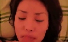 Asian blowjob and facial