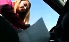 Handjob Through The Car Window