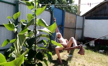 I caught my neighbor masturbating furiously outdoors