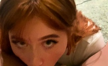 redhead teen blowjob amateur