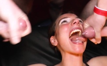 German amateur sex party with a lot of sperm