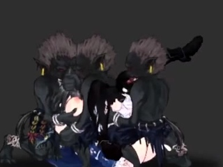 Aradia gangbanged by Goblins test animation version [D-lis]