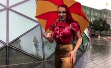 Busty Redhead Milf In A Corset Plays Solo