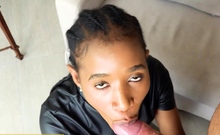 Ebony big ass shaking for the camera!
