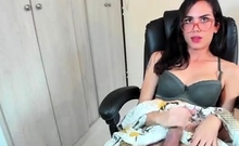 Solo webcam tranny masturbation
