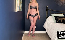 SPH amateur lingerie femdom insulting