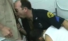 Sexy gay enjoys a oral stimulation