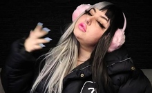 Mistress Bijoux - Puffy Coat and Pink Earmuffs