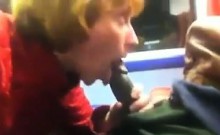 Blowjob On The Train