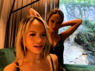 Beautiful Blonde Babes Lesbian Massage