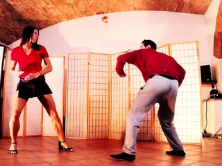 Fightingdream video store - Alison Black Skirt Selfdefense