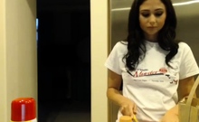 cute Sweating small ass Ariana Marie naked