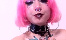 Close up amateur masturbating solo