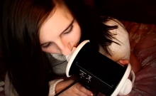 AftynRose ASMR - Snuggly ear licking