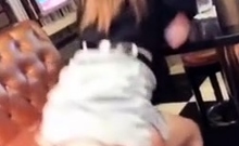Asian Thot Riding Her Bf In Public
