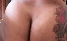 Close up ass creaming