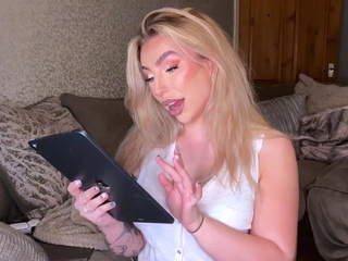 Naughty blonde dirty comment online pic