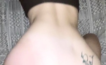 Tight ass brunette amateur Angel Hott