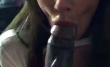 Nasty brunette pornstar with big boobs