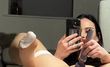 Busty milf horny solo toy time