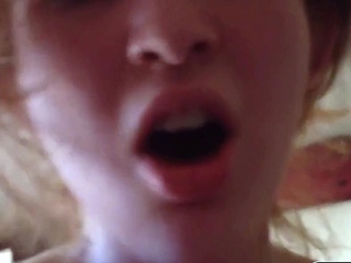 Mature Blonde Enthusiastically Rides in POV Video