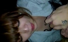 Japanese Amateur Blowjob Cumshot