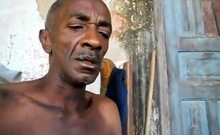 Big-Cock Daddy Plays Alone Outside