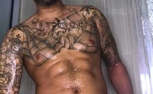 Solo masturbation and gay climax