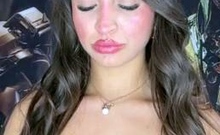 StephaniaGiraldo big boobs brunette topless cam video