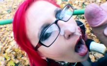 Amateur Girlfriend Home Blowjob With Cumshot In Mouth