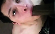 Big Cock Interracial Amateur Fucks Lil' Twink Bruno
