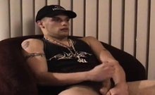 Naughty Handsome Str8 Wanking His Dick