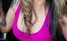 Hot Amateur Blonde Pregnant Toying Her Pussy Solo