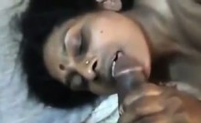 Indian Aunty Giving A Blowjob